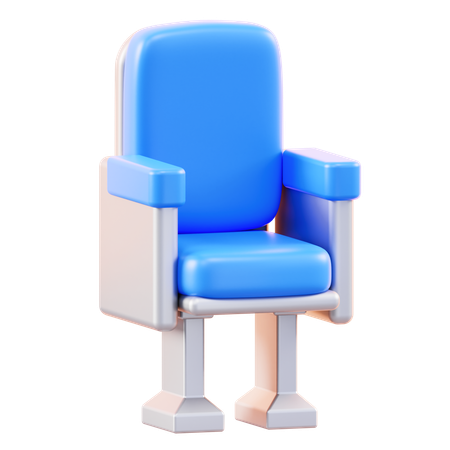 Cinema Seats  3D Icon