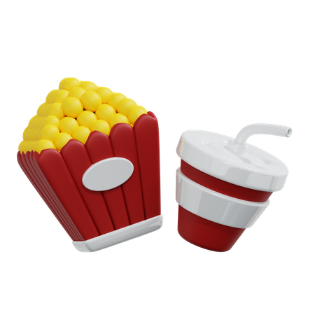 Cinema Snack  3D Icon