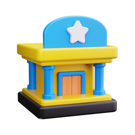 Teatro de cinema  3D Icon