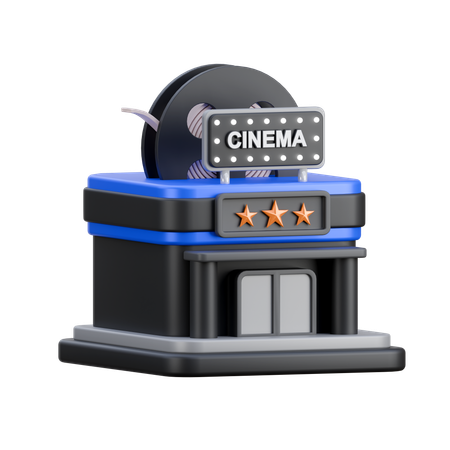 映画館  3D Icon