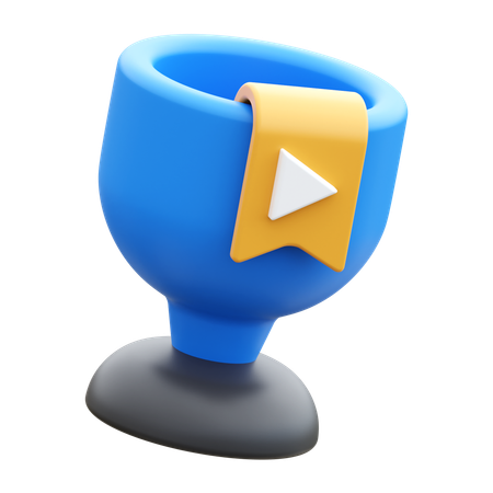 映画トロフィー  3D Icon