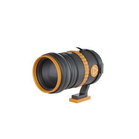 Cinematography Lens  3D Icon