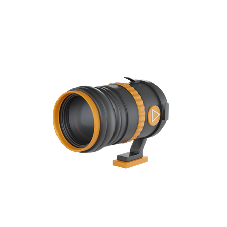 Cinematography Lens  3D Icon