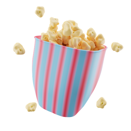 Cines palomitas  3D Icon