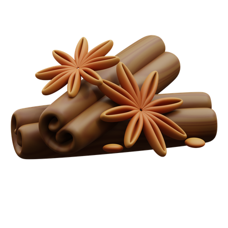 Cinnamon  3D Icon