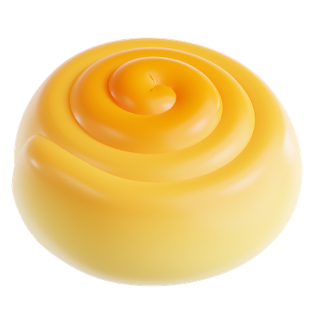 Cinnamon Roll  3D Icon