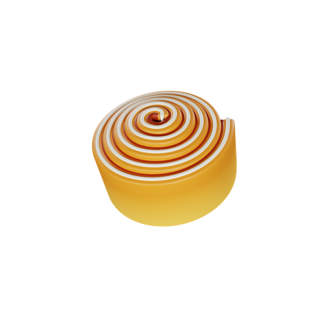 Cinnamon Roll  3D Icon