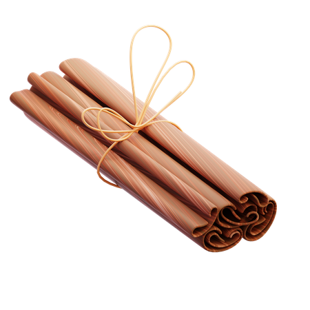 Cinnamon Stick  3D Icon
