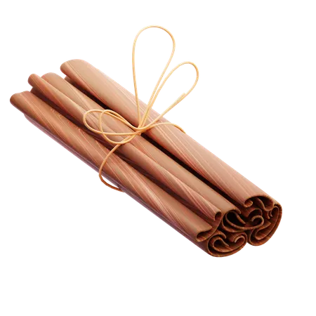 Cinnamon Stick  3D Icon