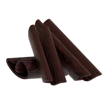 Cinnamon Wood  3D Icon