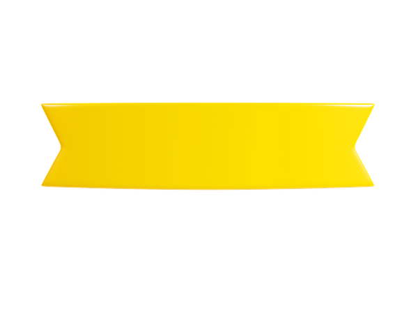 Bandera de cinta  3D Icon