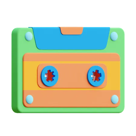 Cinta de casete  3D Icon