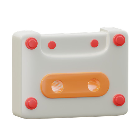 Cinta de casete  3D Icon