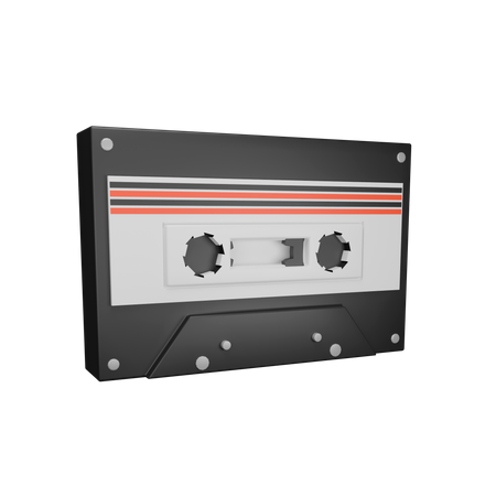 Cinta de audio  3D Illustration