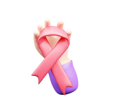 Cinta de cáncer de mama  3D Icon