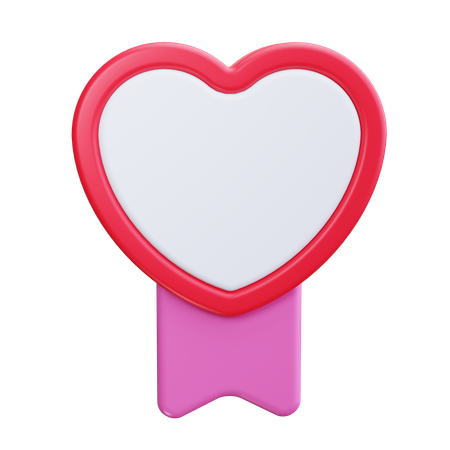 Cinta del corazon  3D Icon