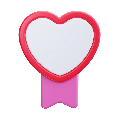 Cinta del corazon  3D Icon