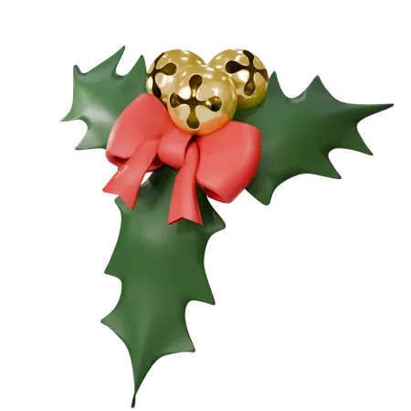 Cinta de navidad  3D Icon