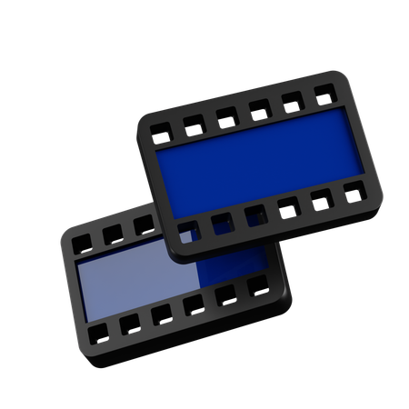 Cinta de video doble  3D Icon