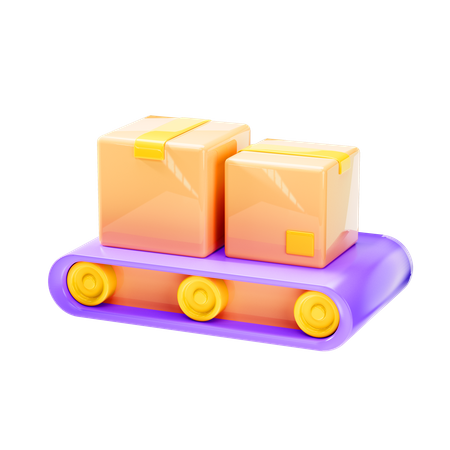 Cinta transportadora  3D Icon