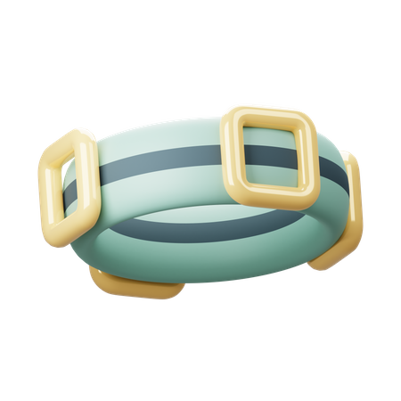 Cinturón de pesas  3D Icon