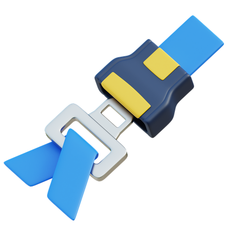 Cinturón de seguridad de avión  3D Icon