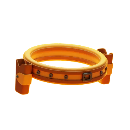 Cinturón de sheriff  3D Icon
