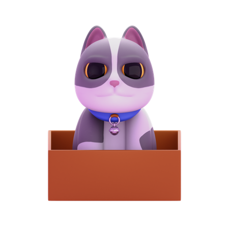 Gato van cinza  3D Icon