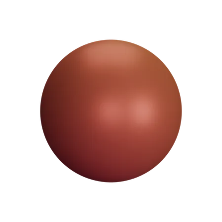 Spherical Circular Element Design 3D Icon