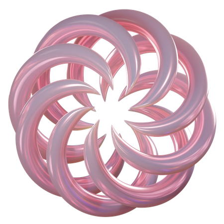 Circle Abstract  3D Icon