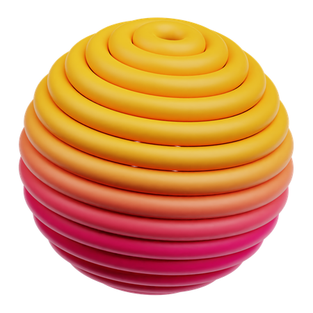 Circle Abstract  3D Icon