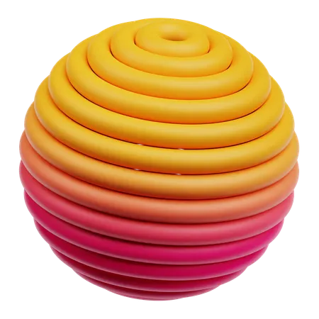 Circle Abstract  3D Icon