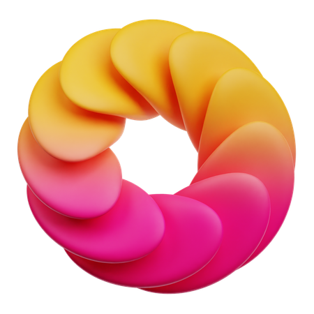Circle Abstract  3D Icon