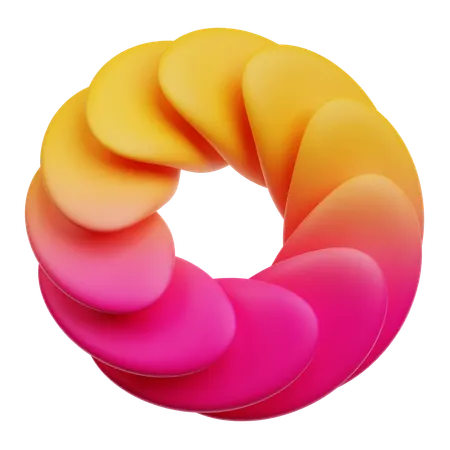 Circle Abstract  3D Icon