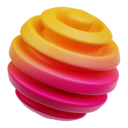 Circle Abstract  3D Icon