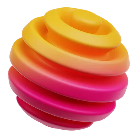 Circle Abstract  3D Icon