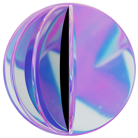 Circle Abstract Globe  3D Icon