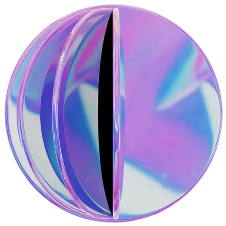 Circle Abstract Globe  3D Icon