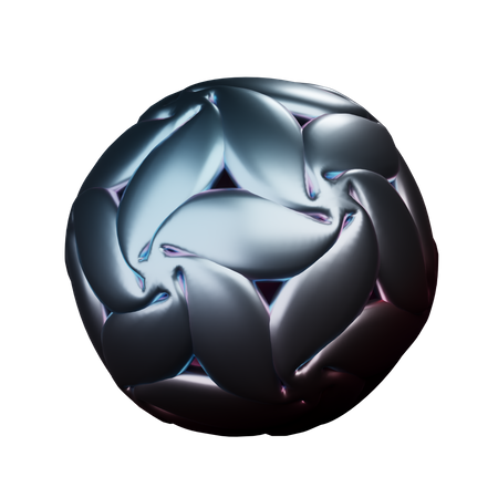 Circle Abstract Shape  3D Icon