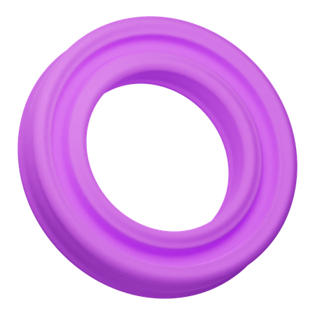 Circle Abstract Shape  3D Icon