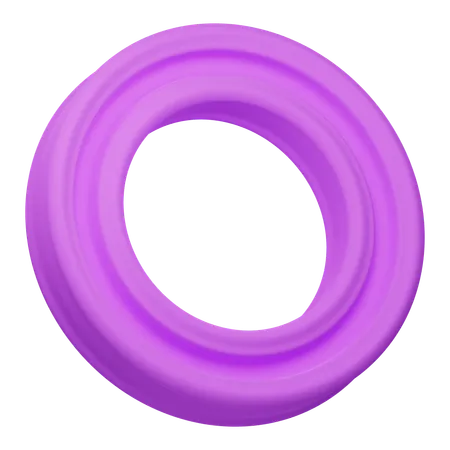 Circle Abstract Shape  3D Icon