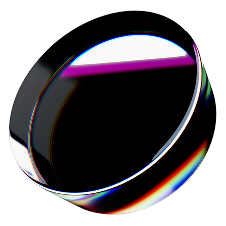 Circle Abstract Shape  3D Icon