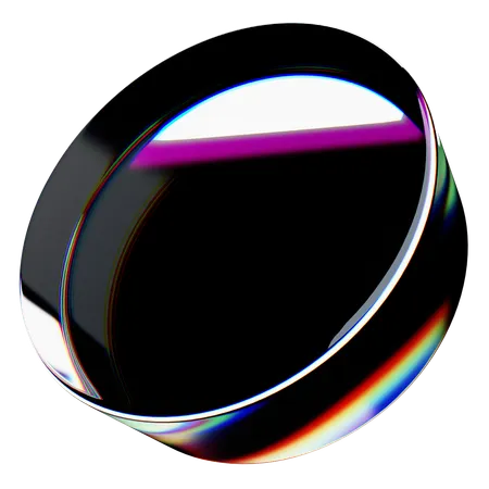 Circle Abstract Shape  3D Icon