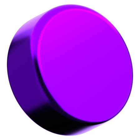 Circle Abstract Shape  3D Icon