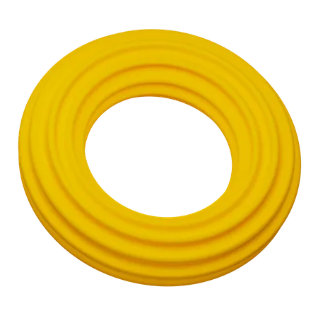 Circle Abstract Shape  3D Icon