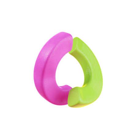 Circle Abstract Shape  3D Icon