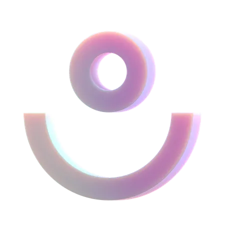 Circle and Arc  3D Icon