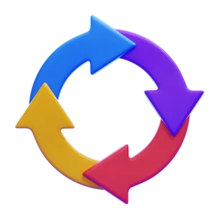 CIRCLE ARROW  3D Icon