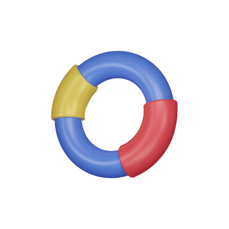Circle Chart 002  3D Icon