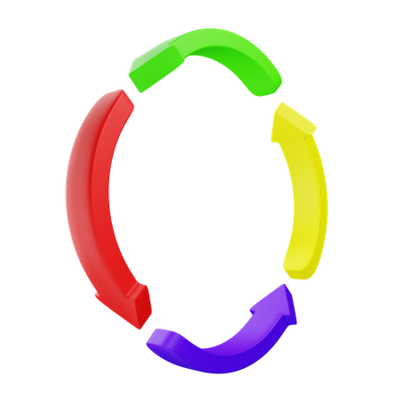 Circle Chart  3D Icon